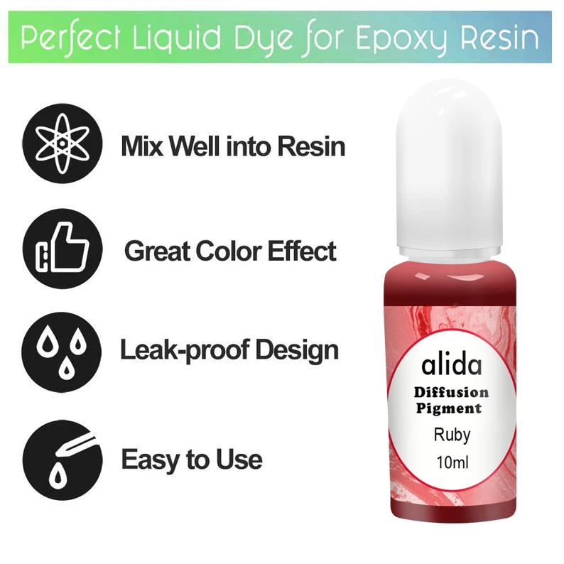 Resin Epoxy Dye Pigment 200ml Higher Concentrated Epoxy Coloring