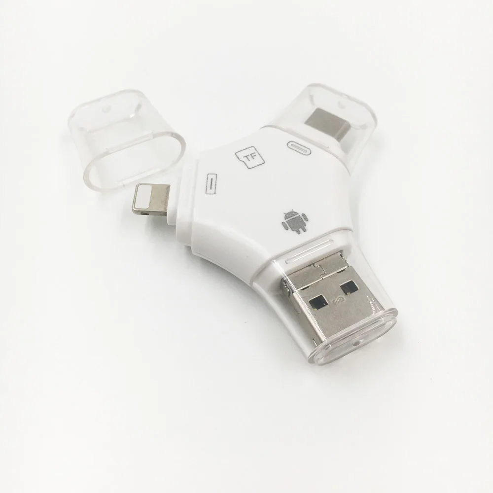 4 in 1 TF Card Slot USB2.0 OTG Card Skimmer Common interface Card Reader - ANKUX.COM