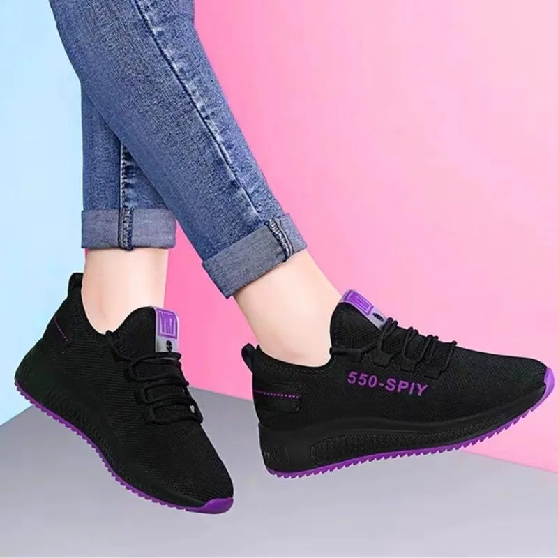 

shoe vendors cheap wholesale ladies knit sneaker african ladies sneakers comfortable sport casual women running shoes, As the picture shows