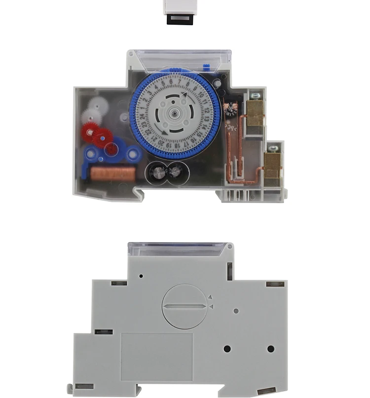High Quality Din Rail 220vac 24 Hour Rotary Electric Analog Mechanical