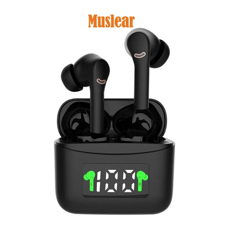

Hot Sale Wireless Headset Earhook Earbuds Women Headphones BT 5.0 Fancy Earphone for Mobile phone, Black white