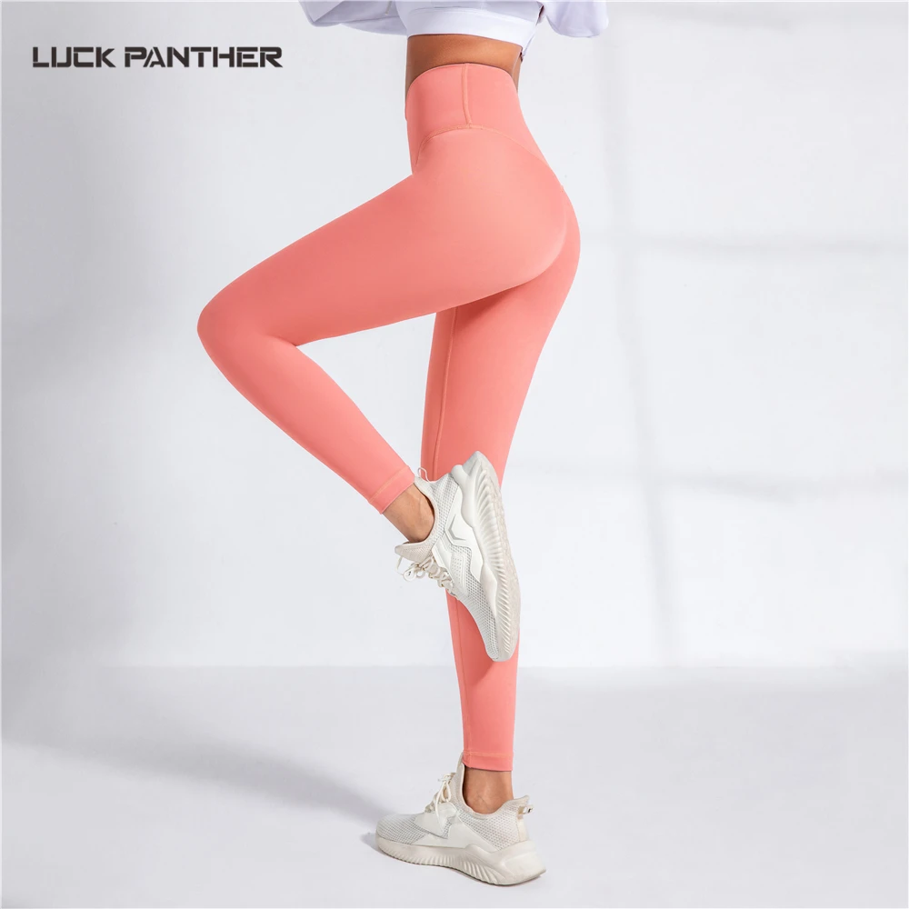 

Hot coral color compression girls sexy tight athletic gym fitness workout sport leggings women butt lift yoga pants