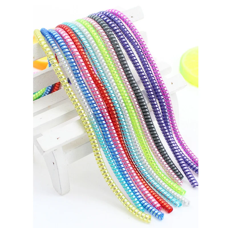 

Mobile Phone USB Charging Cable Wire Electroplating Cord Rope Protector Earphone Handmade Weave Rope Protection Wire, Mix