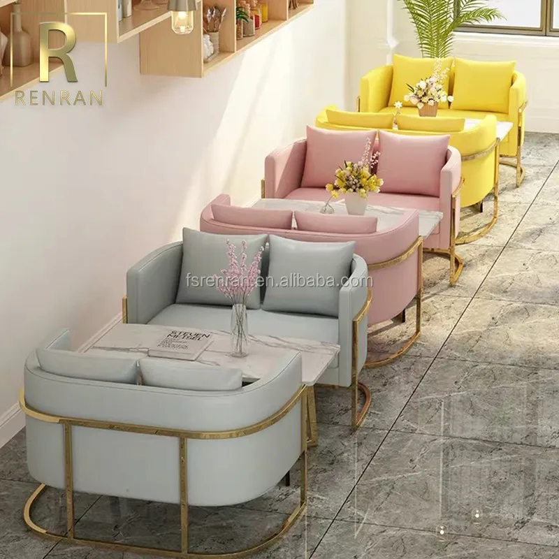 Foshan Furniture Factory Metal Design Cafe Sets Furniture Used Modern