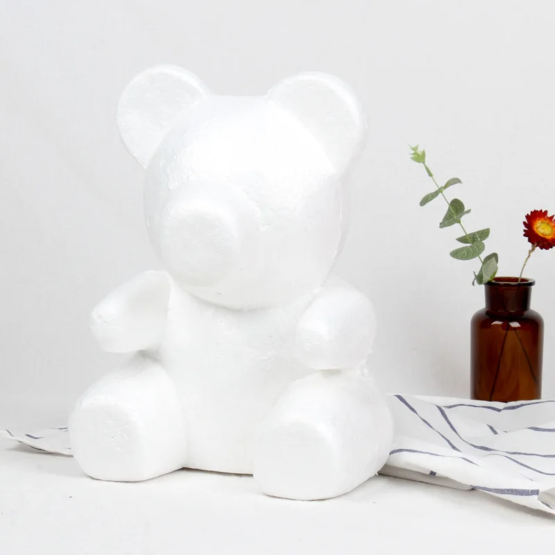 styrofoam teddy bears