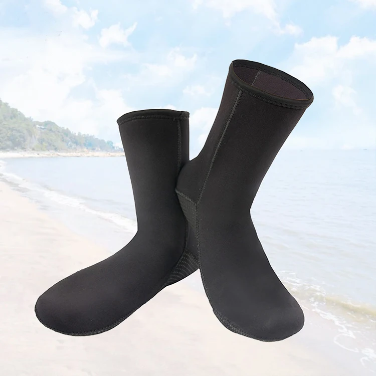 

Wholesale Custom 2021 New 3MM Non-slip Wetsuit Socks Super Elastic Neoprene Diving Socks