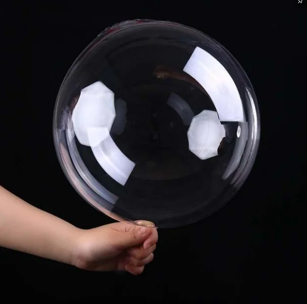 

20 Inch Bobo Balloons Bubble Clear Pre Stretched Large Transparent Latex Balloon Christmas Wedding Birthday Party
