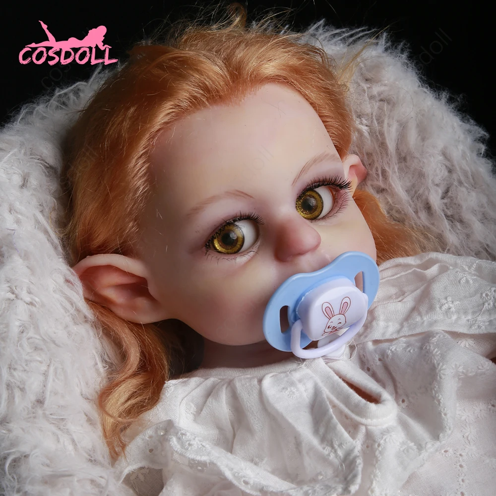 

COSDOLL Solid silicone Elf baby doll 16 inch reborn baby doll Platinum Silicone Newborn Baby Dolls