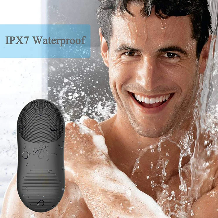 

Hot Sale Deep Cleansing Electronic Facial Cleansing Device With Silicone Brush