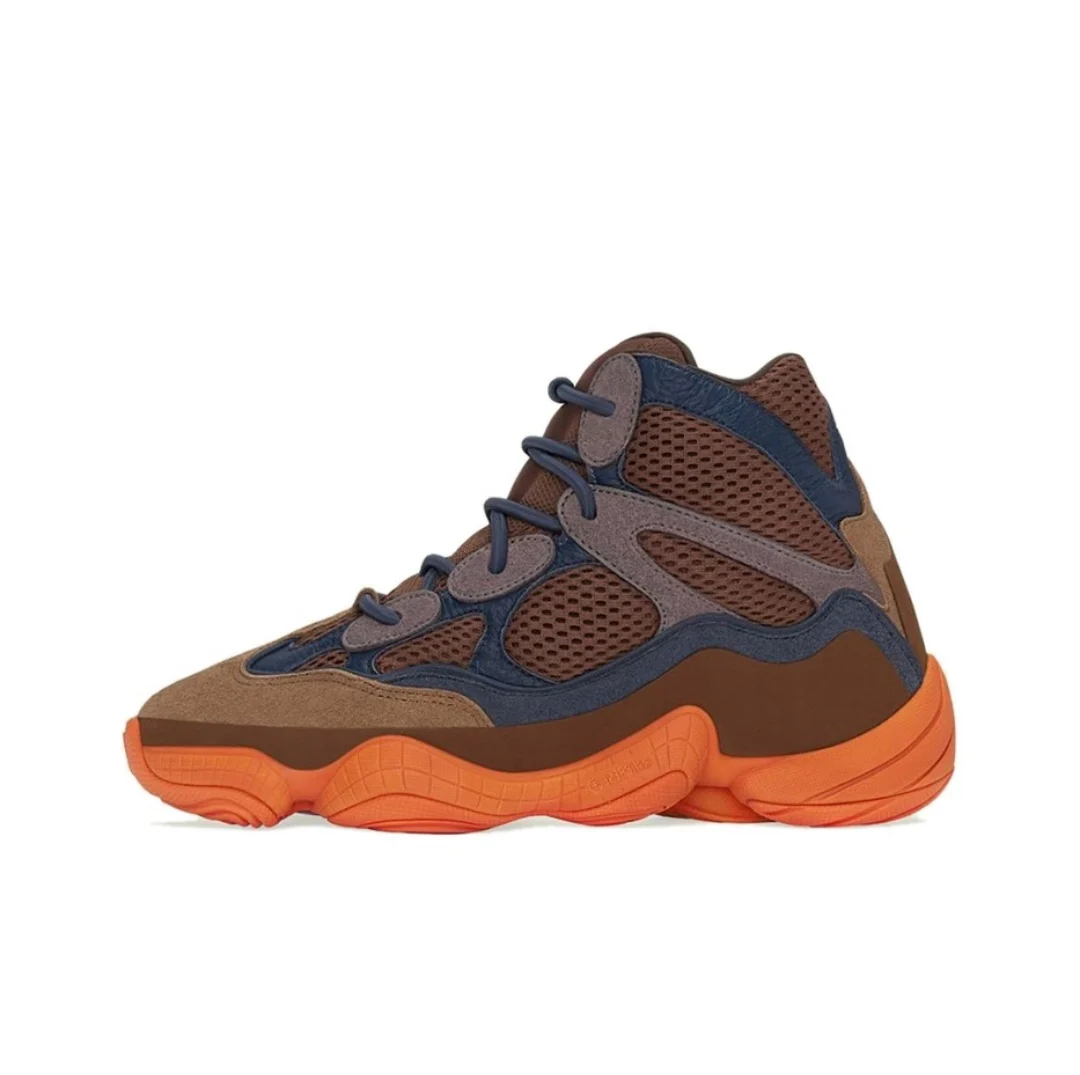 

Originals Yeezy 500 High "Tactile Orange" Brown Blue Orange 2021 New Factory High-quality Yeezy Unisex Casual Shoes Comfortable, Colorful