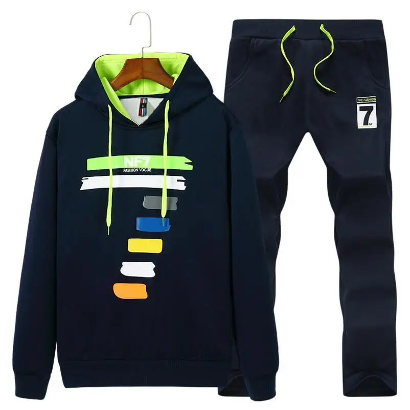 

Sweatshirt Men Hoodies men tracksuit jacket vest pants men clothing set