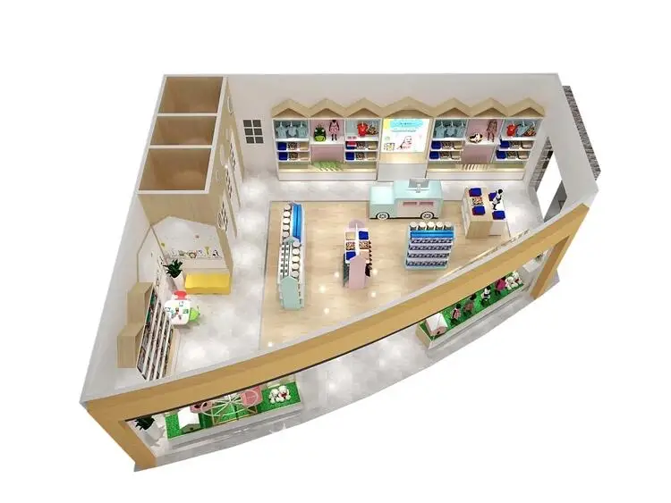 Kids Clothing Store Interior Design With Lighting Names Baby Shop ...