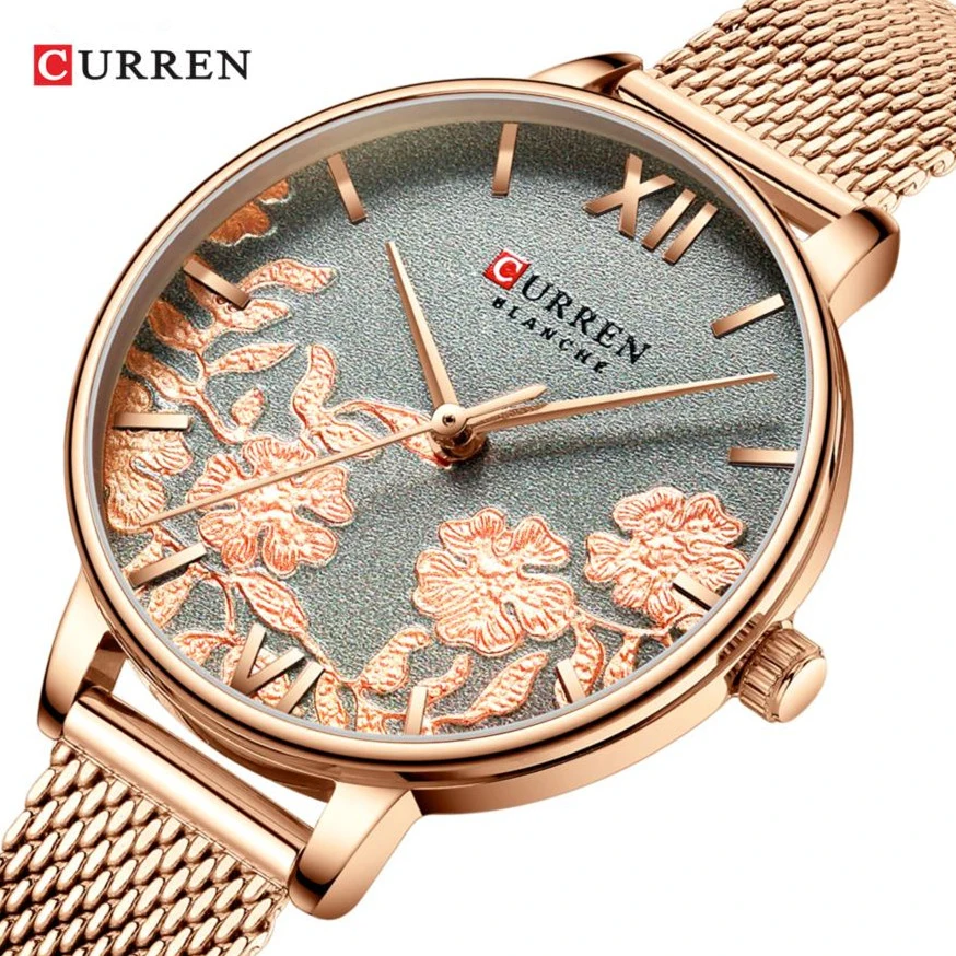 

CURREN 9065 Women Watches Waterproof Top Brand Luxury Gold Ladies Wristwatch Stainless Steel Band Classic Bracelet Female Clock