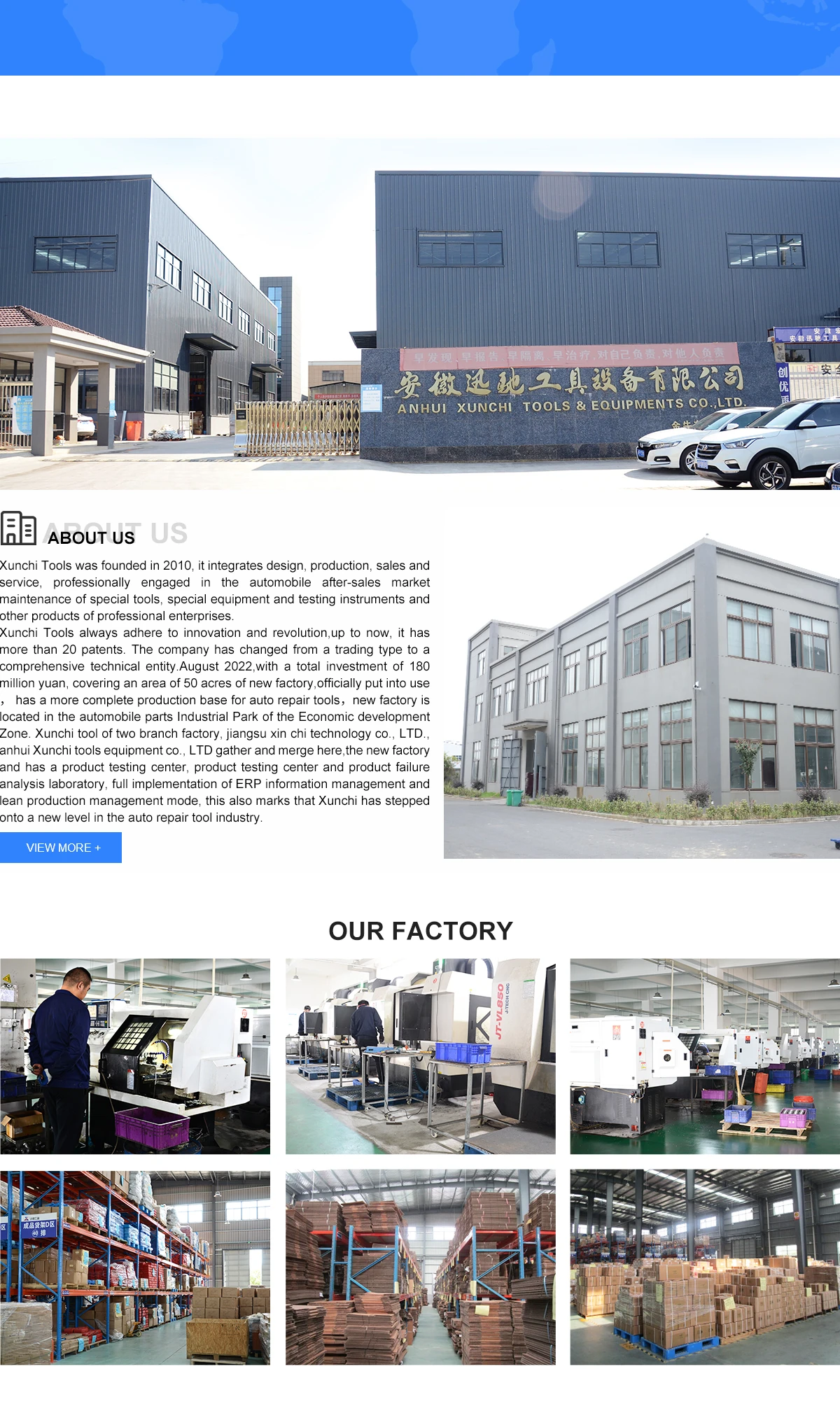 Anhui Xunchi Tool & Equipment Co., Ltd. Engine Tool/Cooling System