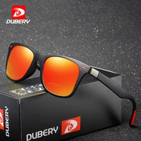 

DUBERY Brand 2019 Wholesale Cheap Vintage Sunglasses Polarized Men's Sun Glasses For Men Square Shades Driving Black Oculos Male