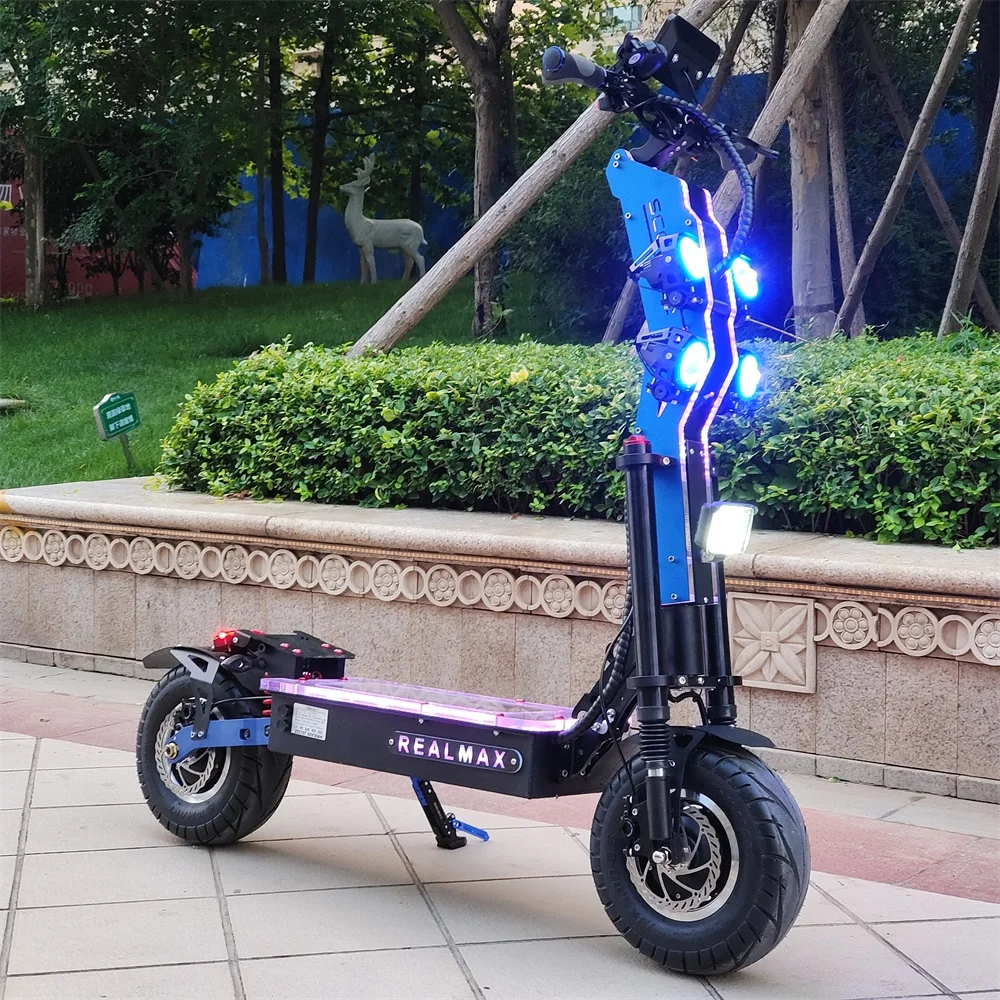

FLJ 60v 72v 8000W adult motorcycle electric e scooter 13 inch fat tire escooter electrico