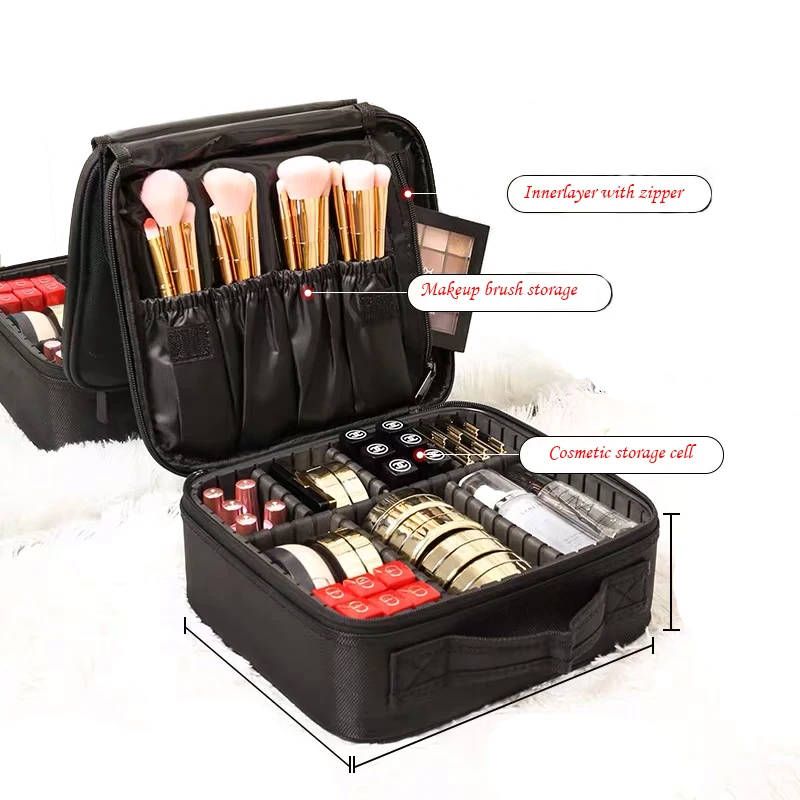 

Cosmetic Bags Makeup Carrying Case Waterproof Smell proof Bags for Toiletry, Customized