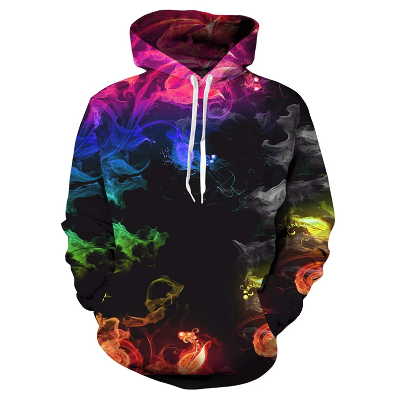 

Embroidered Unisex 3D Realistic Digital Print Pullover Hoodie Hooded Sweatshirt S-XL