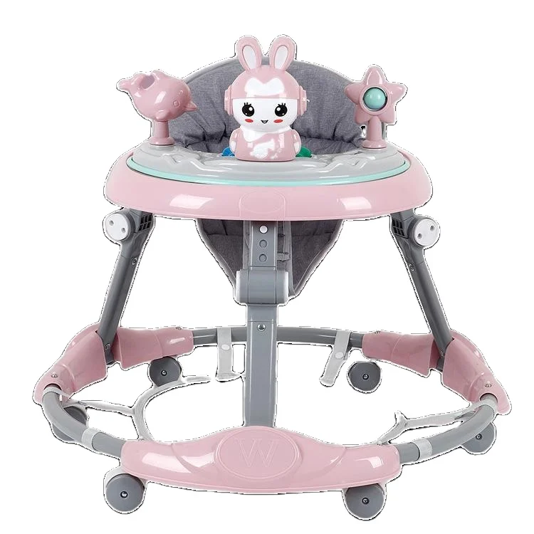 

High quantity round simple baby walker with music and light/ stroller walker for baby cheap price