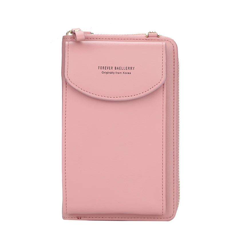 

New Women Casual Wallet Brand Cell Phone Wallet Big Card Holders Wallet Handbag Purse Clutch Messenger Shoulder Straps Bag 2020