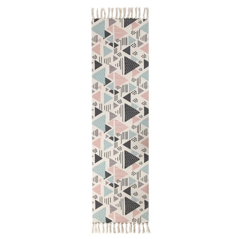 Modern simple kitchen living room printing non-slip mat