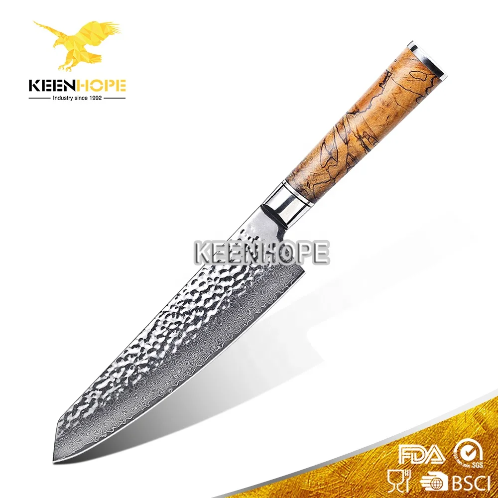 

High Quality Damascus Knife 8 inch Chef Knife 67 Layers Damascus Steel With VG10 Core Cleaver Japanese Knife Amazon FBA Service