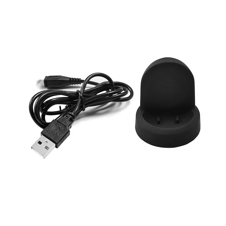 

Matte Charging Stand For Samsung Galaxy Watch Wireless Charger Gear S2 / S3 / Sport Charger Cable