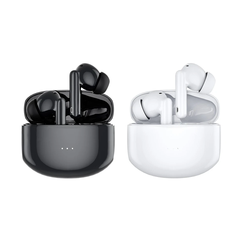 

Bestseller A40 PRO TWS wireless earbuds high end quality headphones ANC+ENC noise cancelling waterproof earphones, Black/white