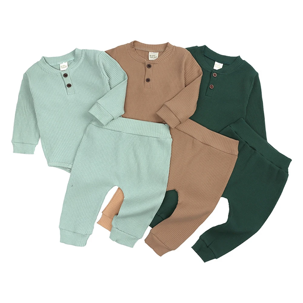 

Factory autumn full sleeve onesie newborn baby clothes girl baby rompers 2pcs