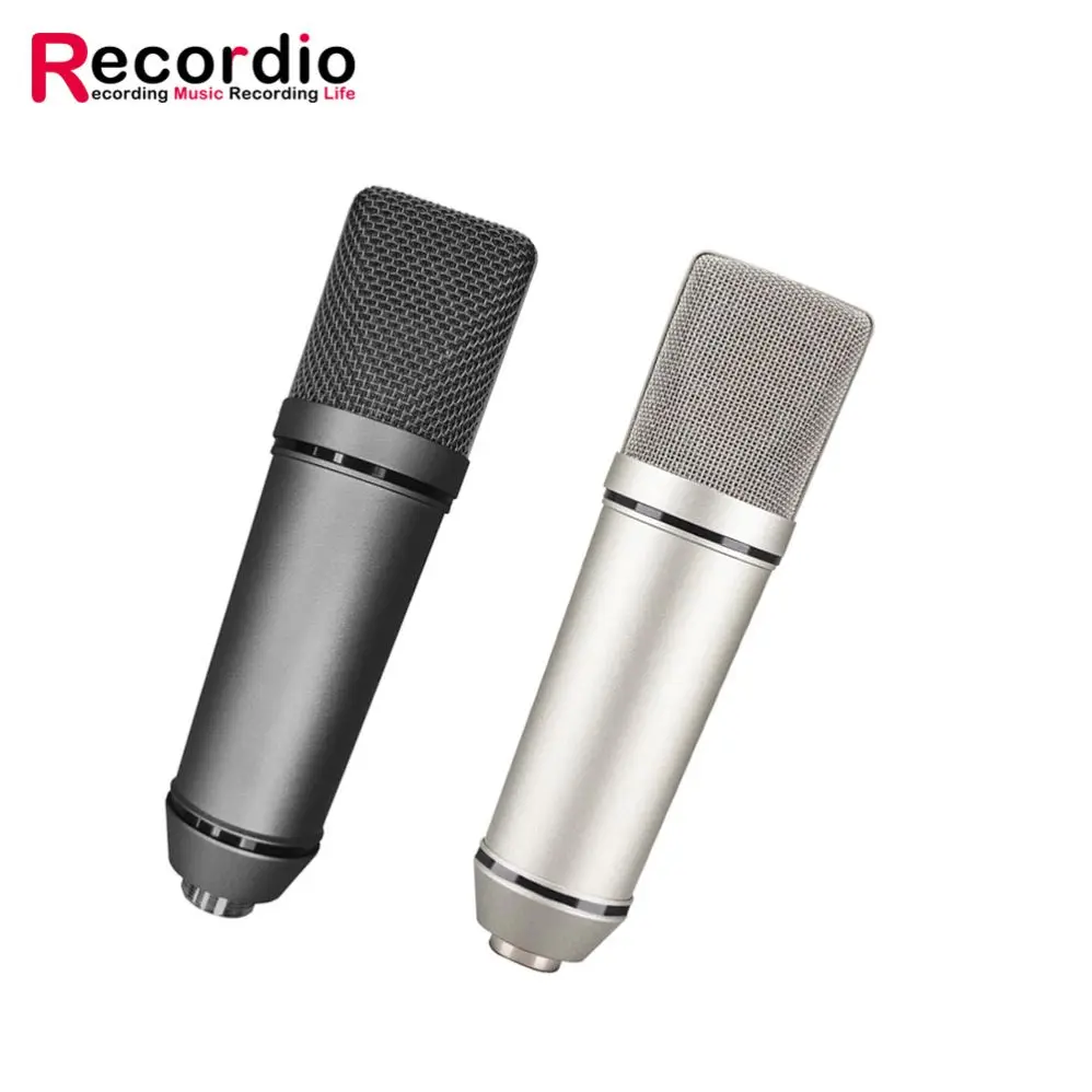 

GAM-U87 Best Quality China Manufacturer Condenser Microphone Studio Recording With Low Price, Champagne/ black