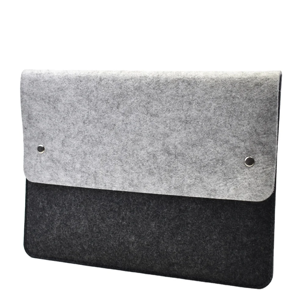 

Portable Felt Storage computer Bag Protective Case Pouch customized laptop felt bag, Gray and customized