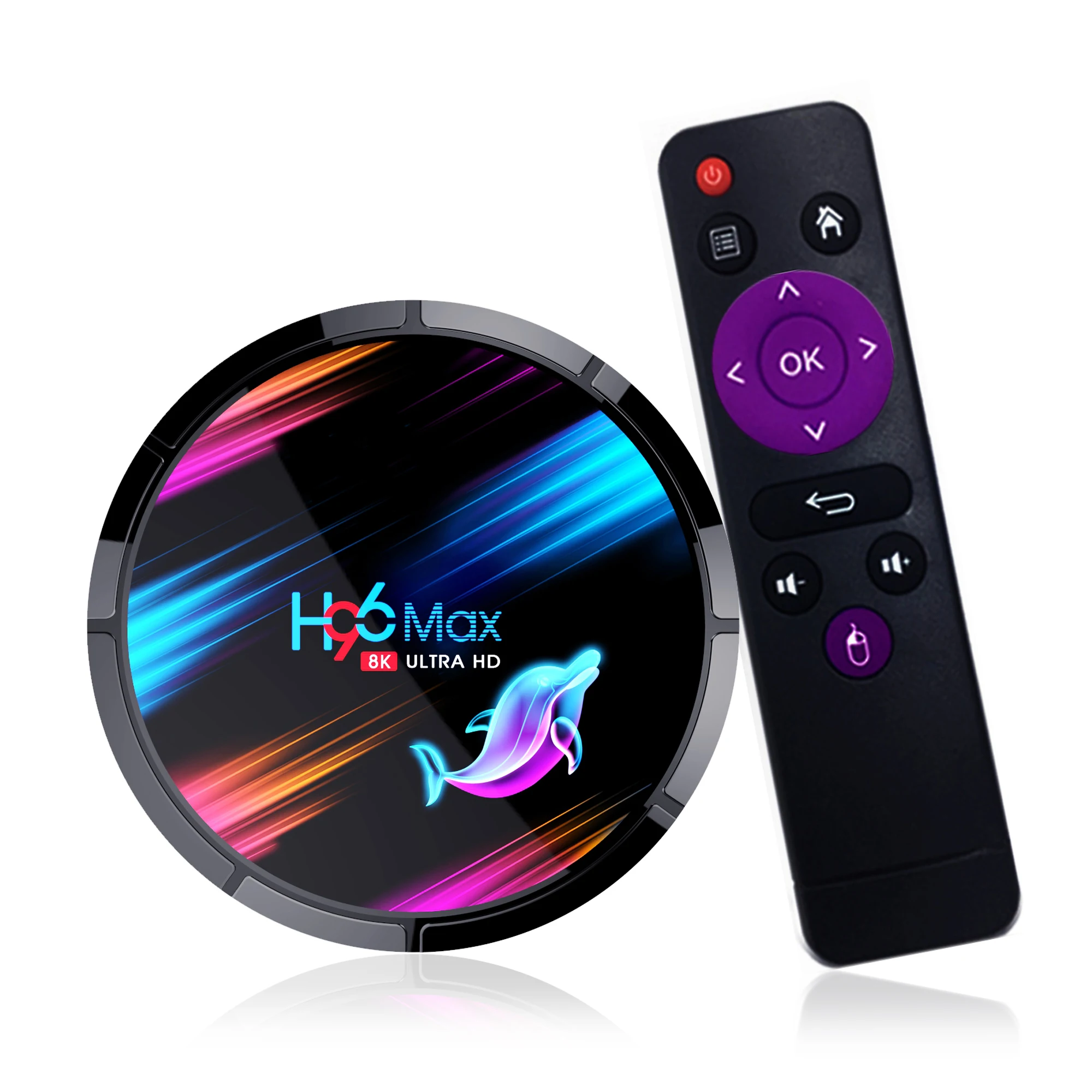 

H96 MAX Amlogic S905X3 Android 9.0 tv box Dual Band WiFi 2.4/5G WiFi USB3.0 Support 8k video IPTV player tv box H96 max