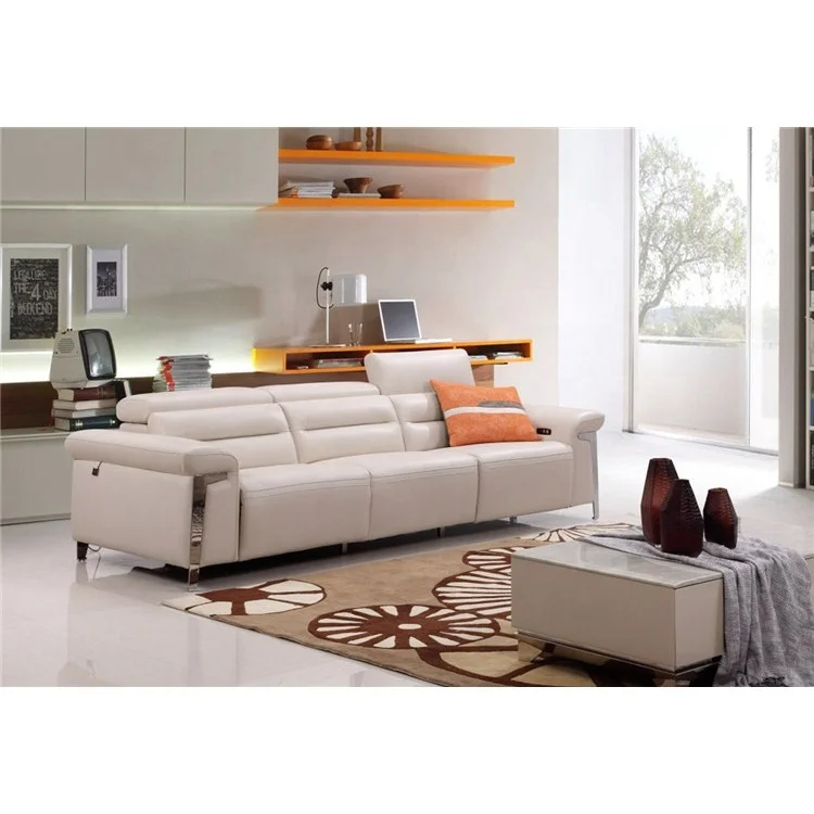 

American High Quality Living Room Furniture Leather functional Sofa Designs living room sofasold