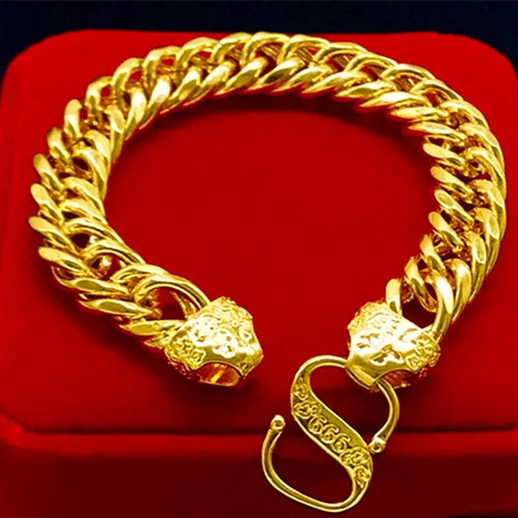 

blessing horse whip bracelet brass plated bracelet exquisite jewelry gold men and women jewelry