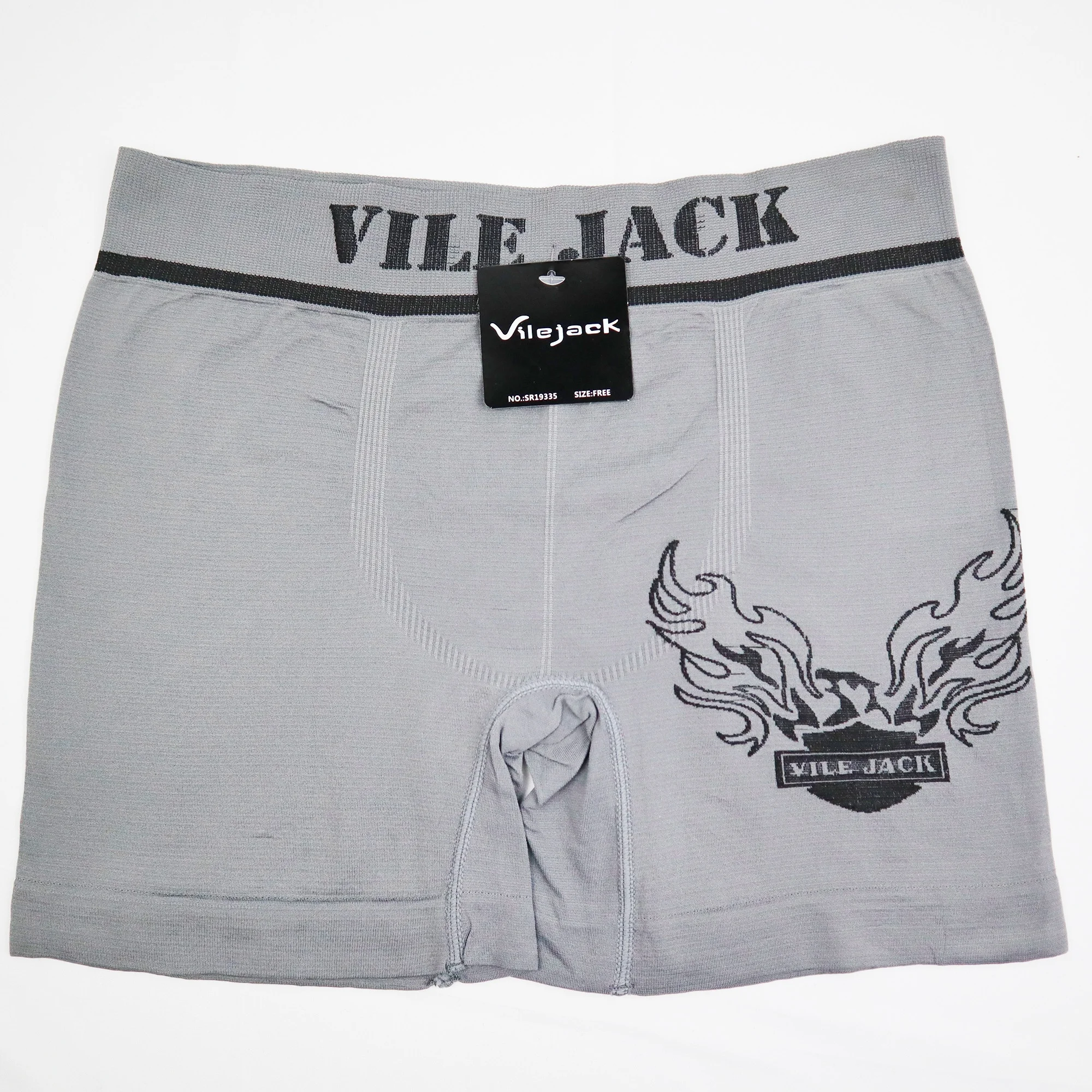 
Factory outlet stock polyester mens long Boxer mens seamless underwear boys shorts 