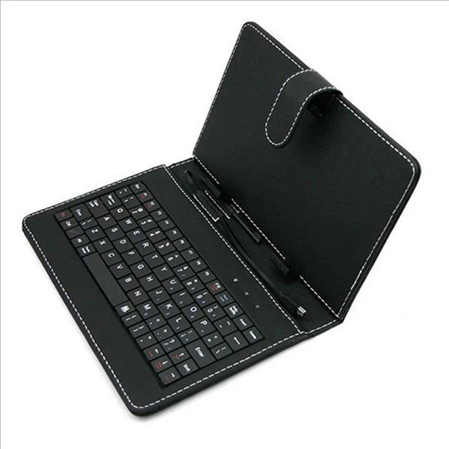 

Wholesale leather case 6,7,8,9,10.1 Inch Universal Pu Leather Keyboard Tablet Case