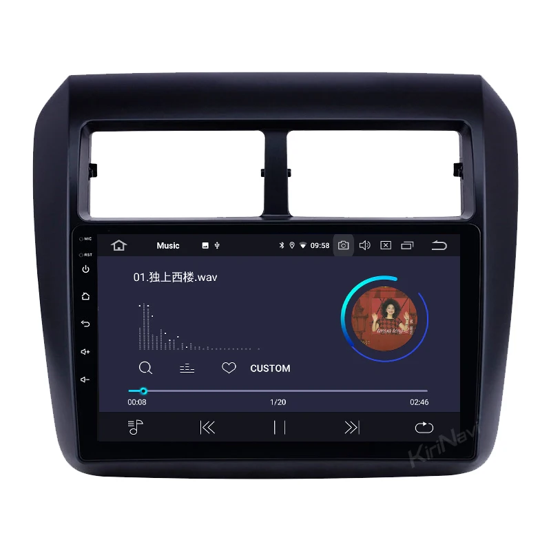 

KiriNavi Android 8.1 9'' car radio multimedia for Toyota Wigo 2012 - 2016 touch screen car stereo 5G WIFI DAB+DSP Amplifier