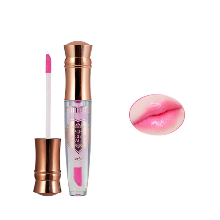 

Hot selling girls makeup products high shine color changing moisturizing lip gloss, Multi-colored