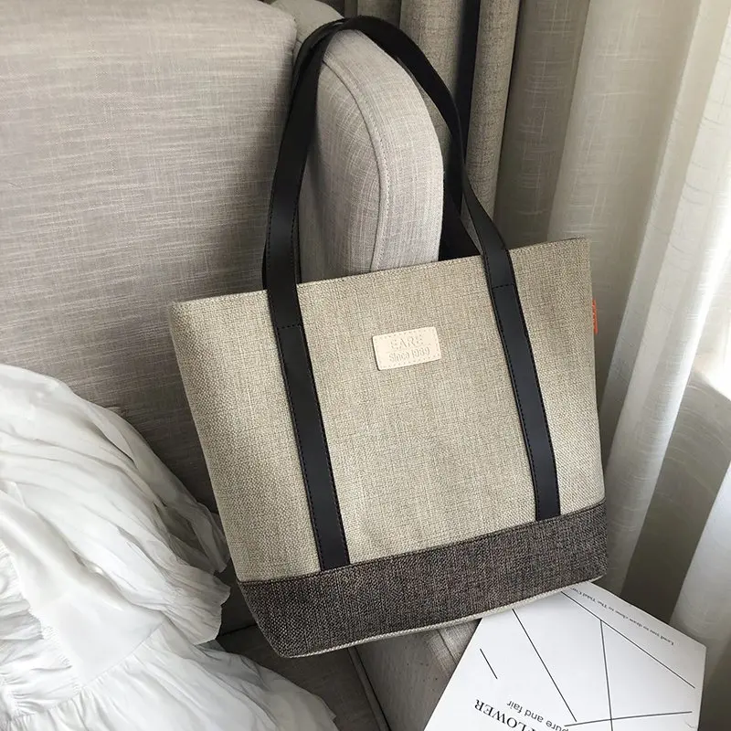 

Wholesale Eco Friendly Canvas Tote Bag Shopping Bag With Zipper, Gray