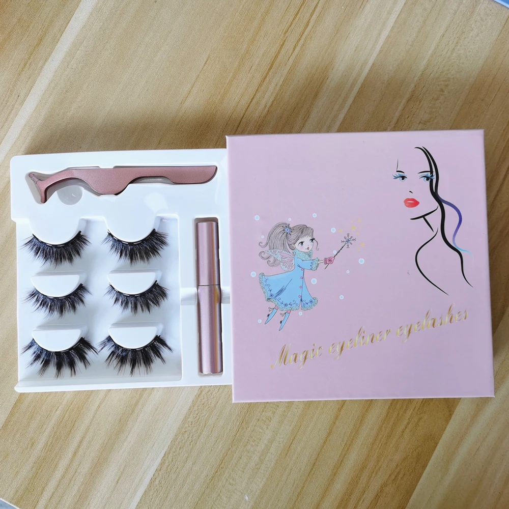 

magnetic faux mink eyelash vendor magnetic eyelashes packing cases mink magnetic eyelash private logo