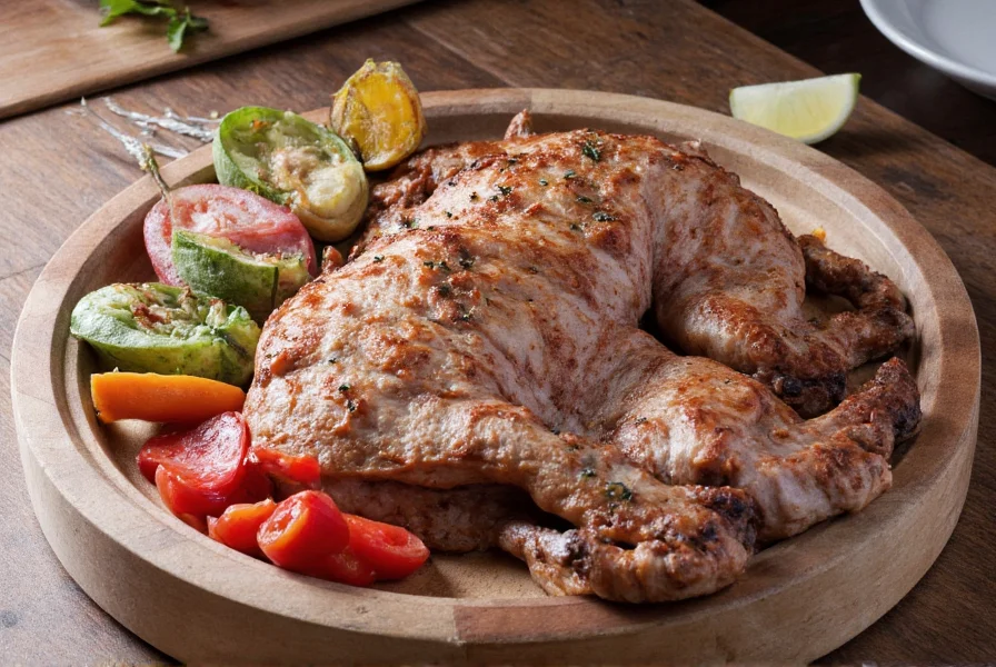 Glass bottle filled with vibrant green jalapeño pepper sauce sitting on kitchen counter with fresh peppers nearby