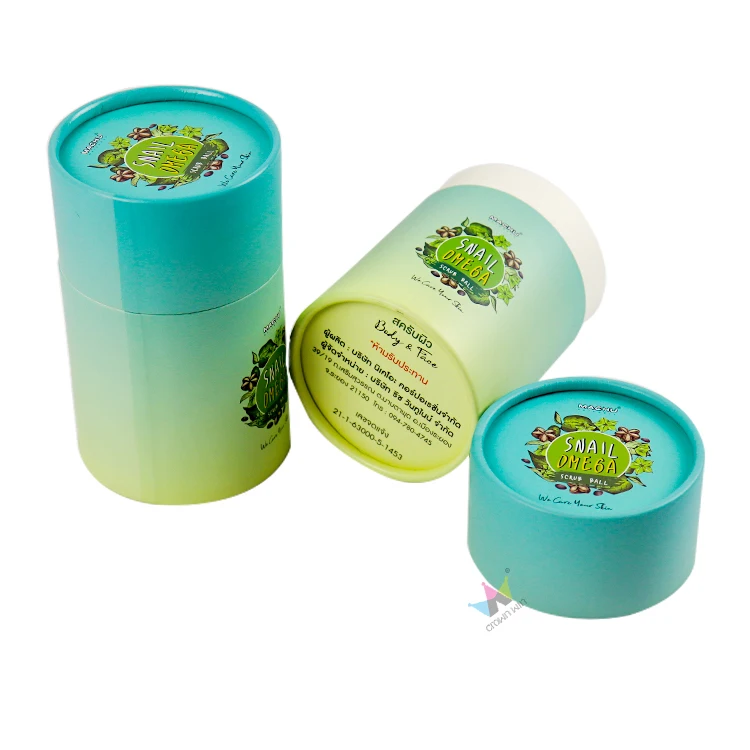 

Wholesale Recycled Custom Cardboard Round Paper Tube Box Packaging Cylinder Tissue Box