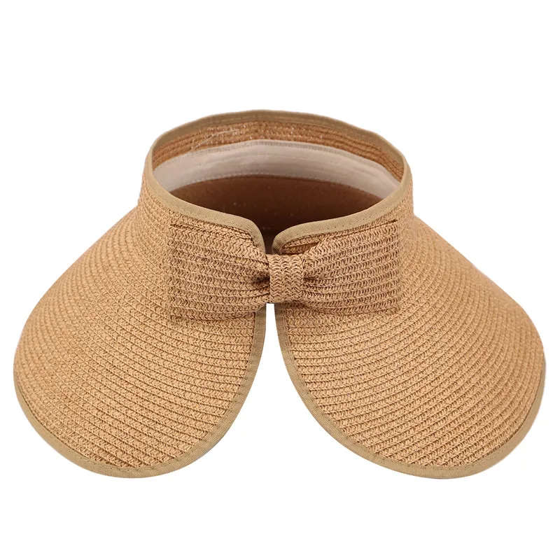 Foldable Sun Visor Hats For Women Summer Wide Brim Hat UV Protection Cap