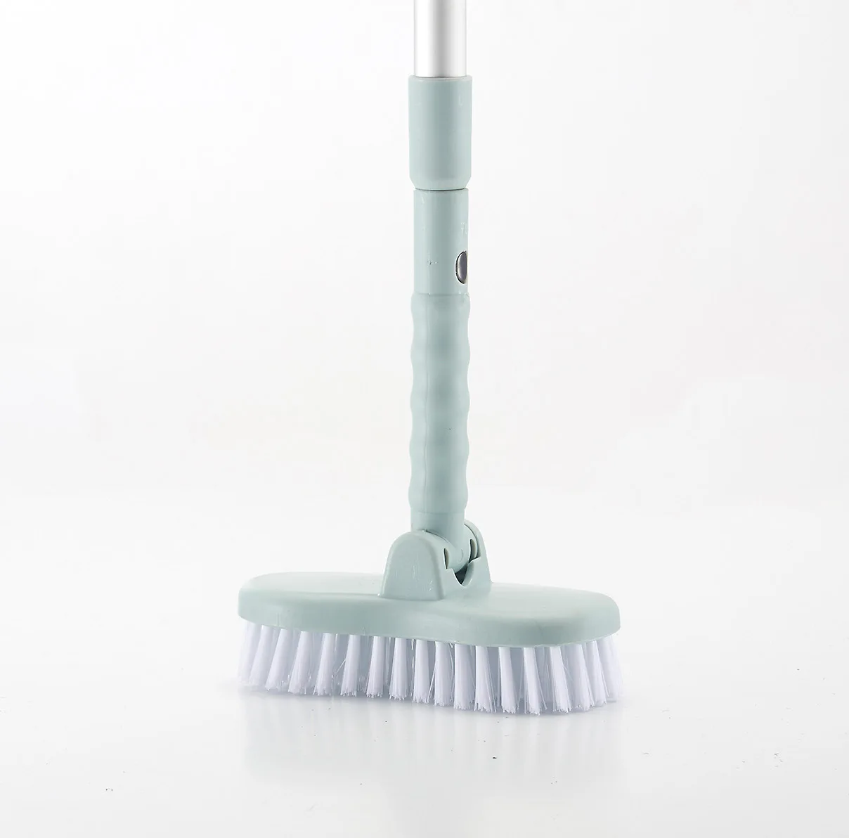 

BB036 Bathroom Wall Corner Floor Brush Retractable Aluminum Pole Tile Brush Home Cleaning Brush with Long Handle