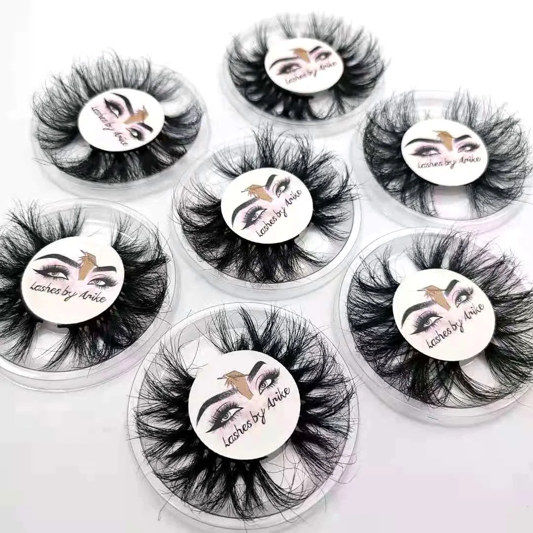 

Cheap Price Mink 5d Fluffy Eyelashes Own Brand Private Label Lashes3d Wholesale Vendor 25mm