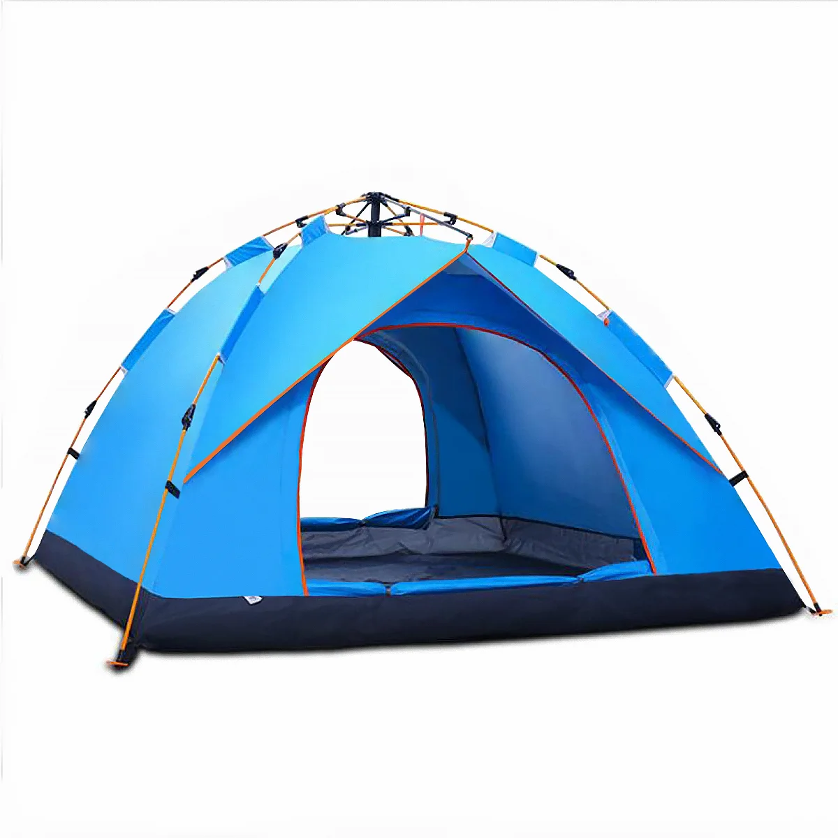 

Automatic Single Layer Outdoor 2-4 Person Beach Tents Double Door Rainproof Quick Camping Tents for Sale
