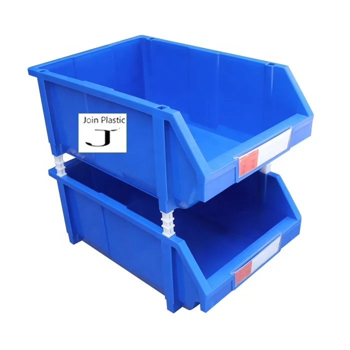 

QS Wall Mount Collection Parts Plastic Box Plastic Drawer for Warehouse Parts Storage Bins Plastic Heavy Duty Stacking