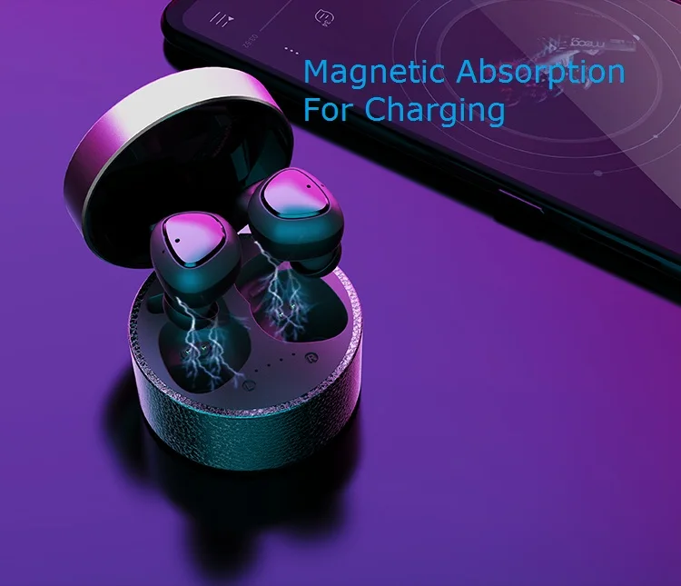 wire free sweatproof 3d sound wireless earbuds with charging case best sounding headphones earphones running call amazon custom - ANKUX.COM