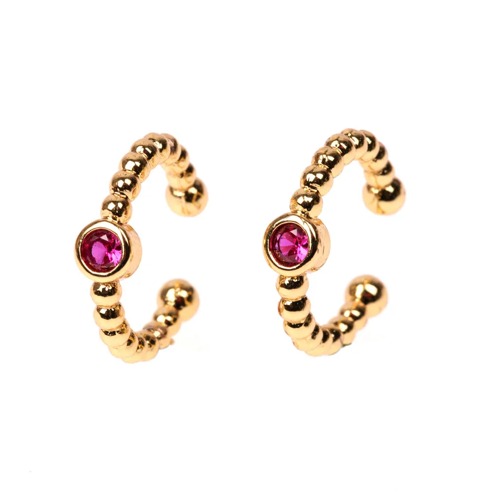 

PSH Jewelry fashion earrings gold plated clip party luxury earrings
