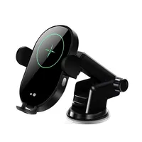 

2020 High Power 15w Infrared Auto Clamping Gravity Portable Car Mount Holder Dashboard Qi Type C Magnetic Car Wireless Charger